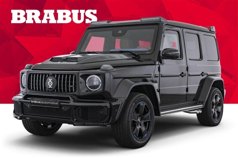 A powerful Mercedes-Benz G63 AMG BRABUS