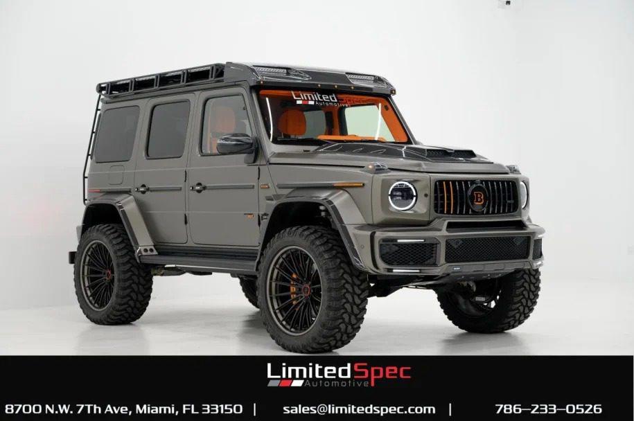 A rugged Mercedes-Benz G63 AMG 4x4 Squared