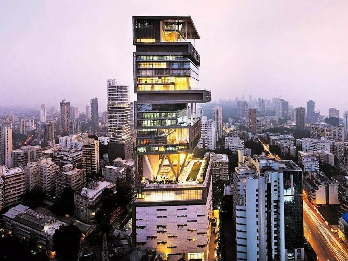 Antilia, owned by Indian billionaire Mukesh Ambani, is the most expensive houses in India.