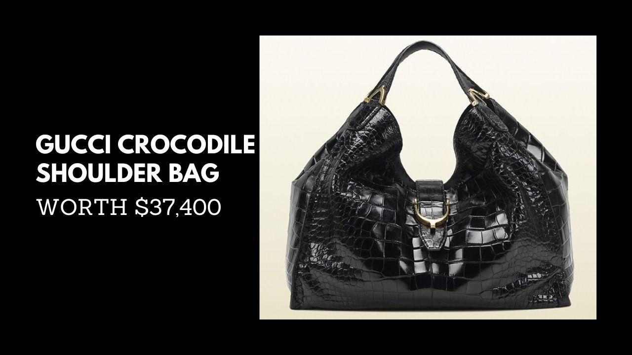 Gucci Crocodile Shoulder Bag: Exquisite Craftsmanship