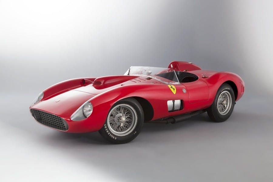 The 1957 Ferrari 335 Sport Scaglietti sold by Artcurial, which was piloted by some of the world’s best drivers. Photo: Artcurial