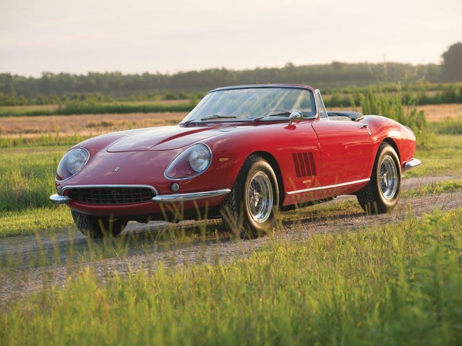 The 1967 Ferrari 275 GTB/4*S N.A.R.T. Spider by Scaglietti, one of only ten produced. Photo: RM Sotheby’s 