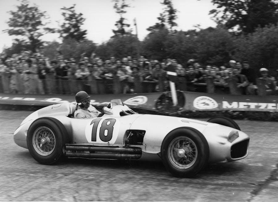 The Ex-Juan Manuel Fangio, Hans Herrmann, Karl Kling, German and Swiss Grand Prix Winning, 1954 Mercedes-Benz W196R Formula 1 Racing Single-Seater Chassis. Photo: Bonhams 